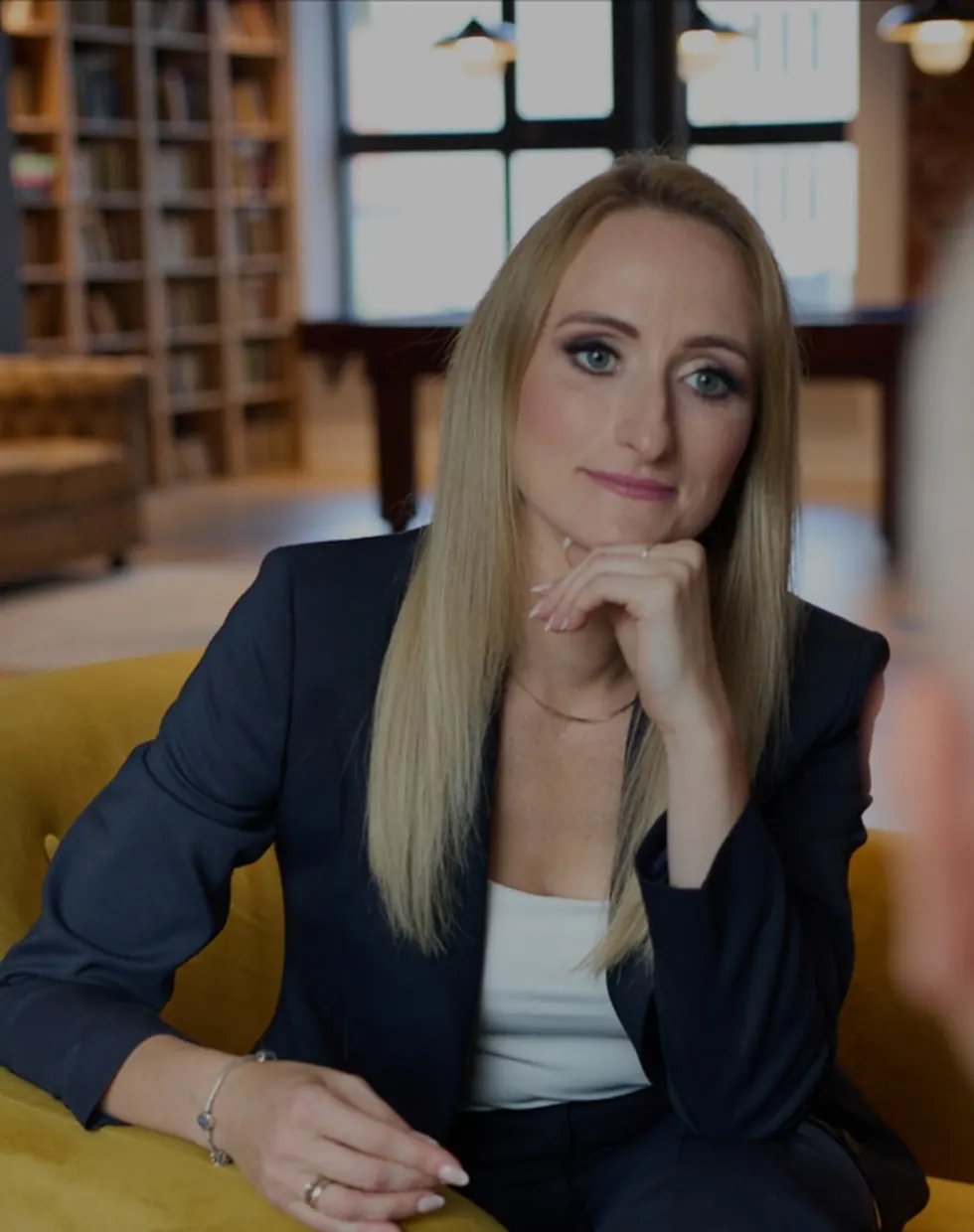 Radca prawny Małgorzata Kosela-Rębowska podczas konsultacji z klientem